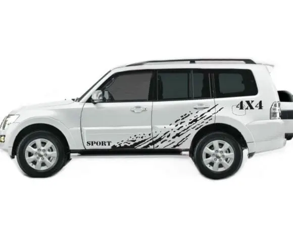 Representative Mitsubishi Pajero four-wheel-drive vehicle